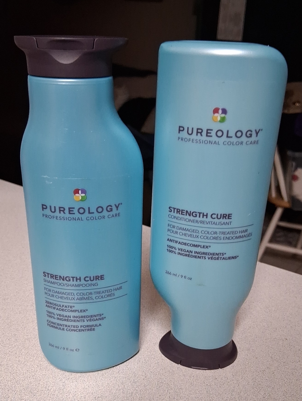 NEW Pureology Strength Cure Shampoo & Conditioner Set